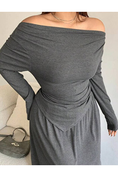 Sheya Shein Curve+ blouse, gray