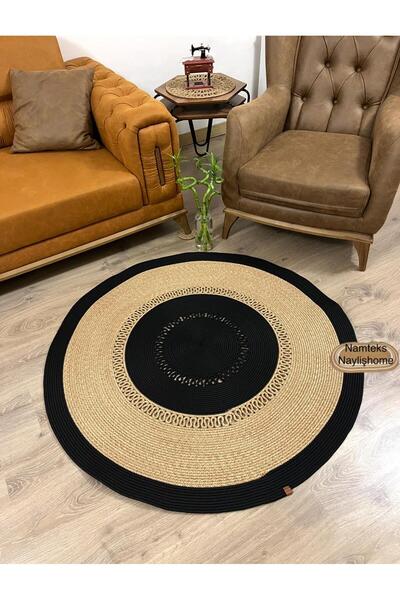 naylişhome Jüt kilim Hasır Kapı Önü Banyo Mutfak Salon Oturma Odası Paspası M...