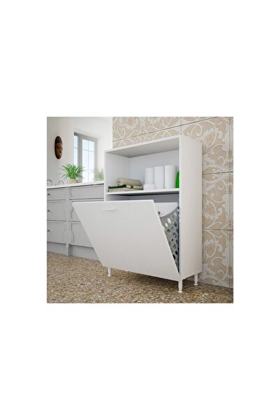 Vivense ÖZLEM ÇAMAŞIR SEPETLİ DOLAP, 2 BÖLMELİ