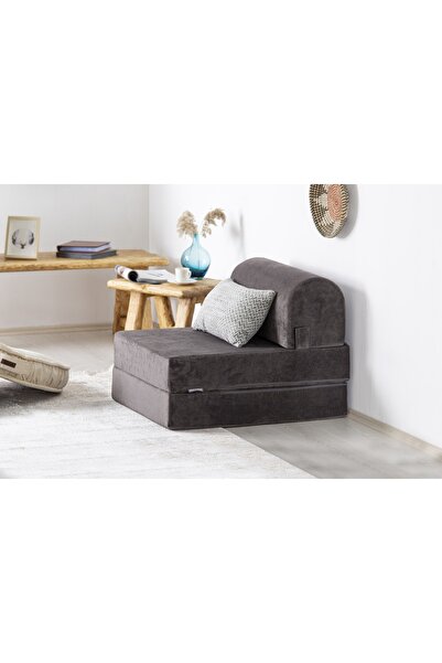 Vivense MAGİC TEKLİ KATLANIR YATAKLI KOLTUK, ANTRASİT