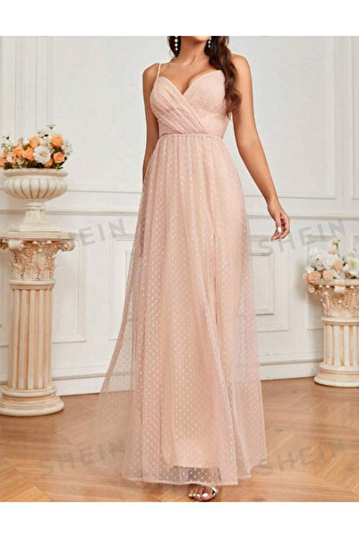 Sheya Shein maxi dress, pink
