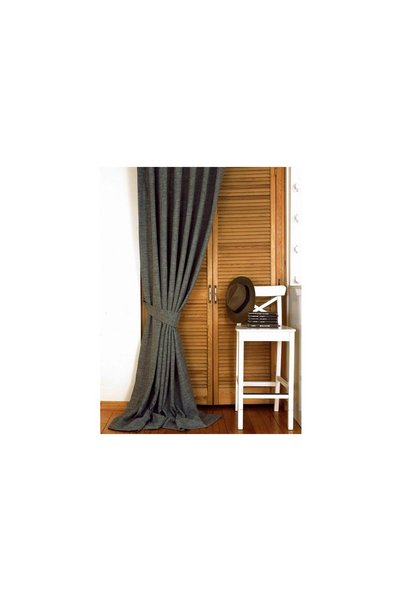 Vivense MASSARELLİ FON PERDE KETEN AÇIK GRİ 1-3 SIK PİLE 200X260