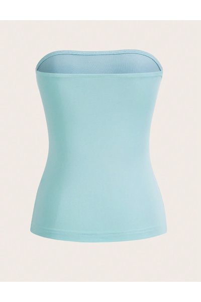 Sheya Shein top, turquoise