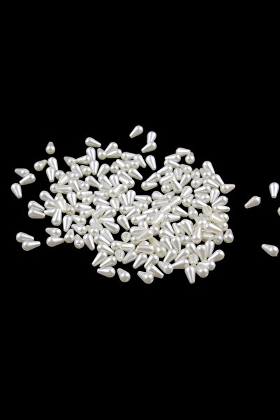 Serhat Aksesuar ve El İşçilik Damla İnci 6x10 mm Açık Krem Beyaz Tonları Bonc...