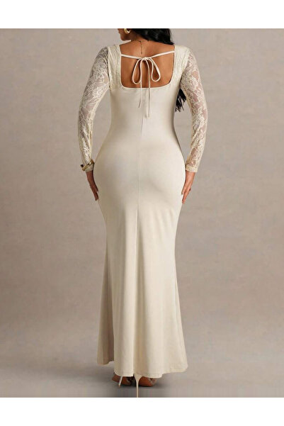 Sheya Shein midi dress, cream