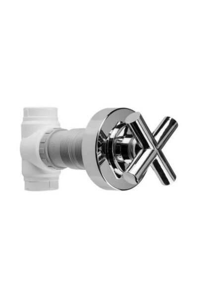 Visam Built-In Stop Valve with Star Flywheel 1/2 Inch