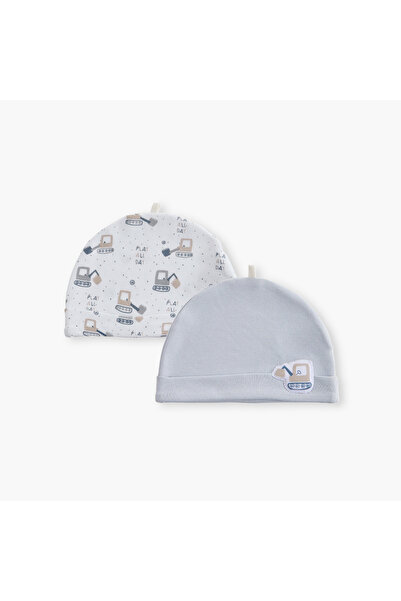 Juniors قبعة مطبوعة - مجموعة من قطعتين