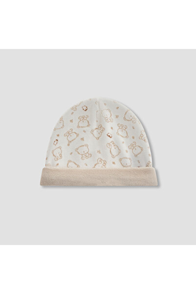 Juniors Baby Cap with Teddy Bear Print