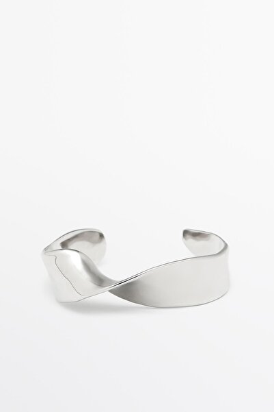 Massimo Dutti Geniş dokulu bilezik