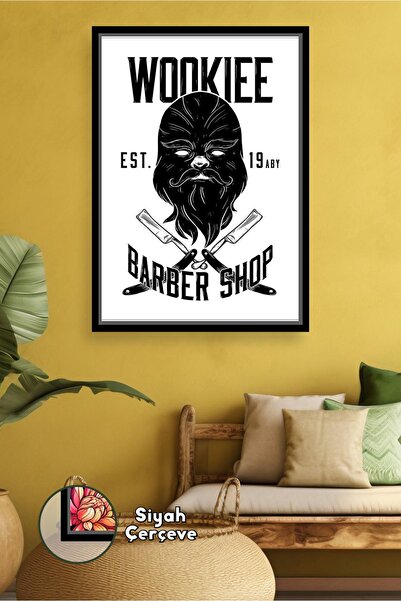 KOSS Dijital Брадичката маскирана бръснарница тематична платно стена изкуство...