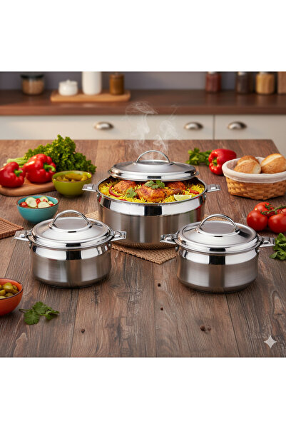 Maxima ✨ | Premium stainless steel food storage container set (1000 | 1500 | 2500 ml) 🍲🔥