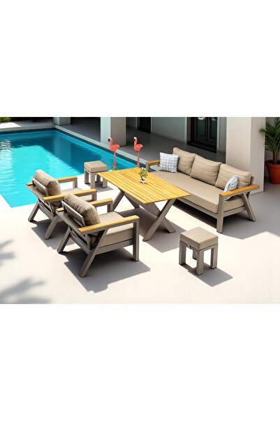 Vivense DAİSY BAHÇE TAKIMI, CAPPUCCİNO