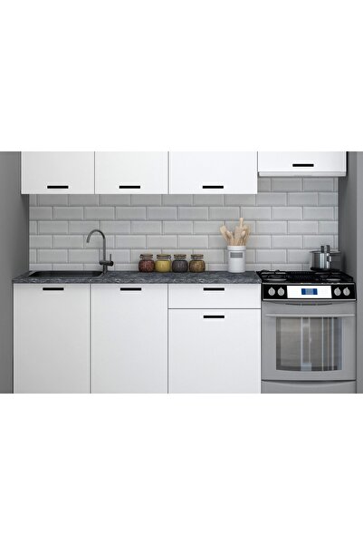 Vivense GÖCEK MUTFAK 220 CM BEYAZ MELAMİN