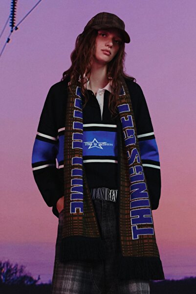 Pull & Bear STWD by PLEASURES jakarlı eşarp