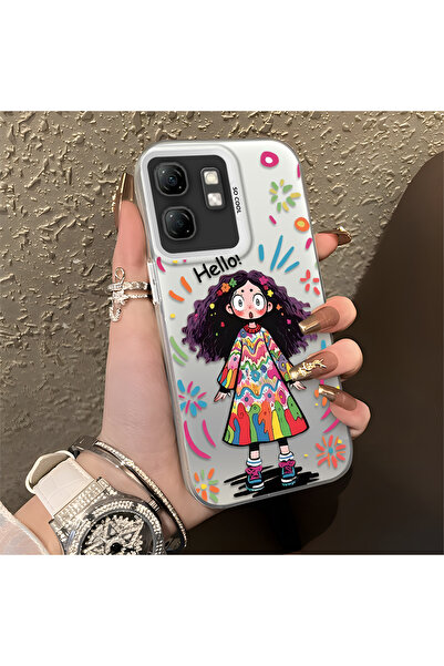 Hontinga حافظة متوافقة مع هاتف Infinix Hot 50i، حافظة هاتف صلبة مضادة للسقوط ...