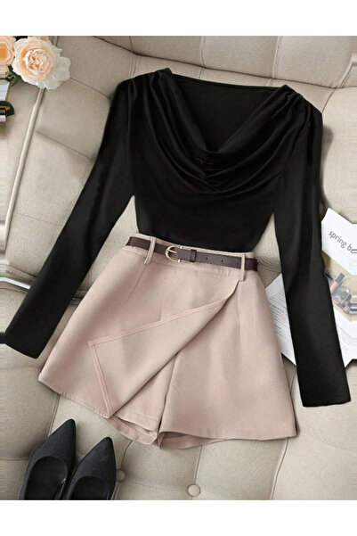 Sheya Shein blouse, black