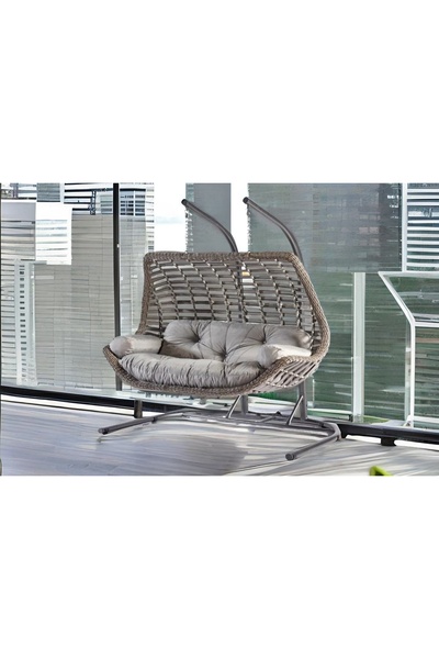 Vivense CUNDA İKİLİ SALINCAK, GRİ