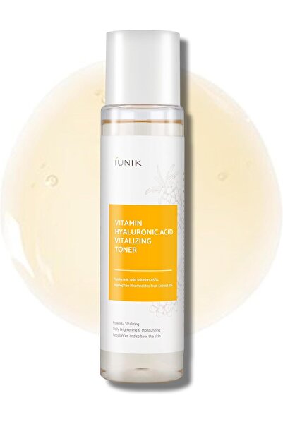 iUNIK تونر للوجه بفيتامين سي مع 45% حمض الهيالورونيك