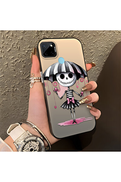 Hontinga حافظة متوافقة مع هاتف Realme C25Y/C21Y، حافظة هاتف صلبة مضادة للسقوط...