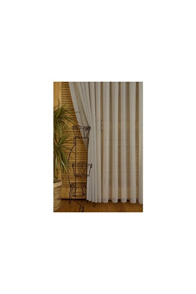 Vivense MASSARELLİ KIRÇILLI KETEN TÜL MAVİ 1-2,5 ORTA SIK PİLE 400X260