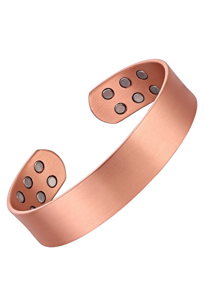 XTERRA Brățară magnetică vindecătoare din cupru pur 99,99%, 200 * 18,5 * 2 mm