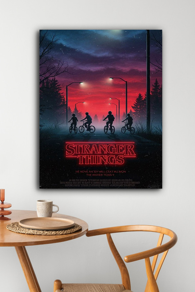 postercraft Stranger Things Modern Panel Tablo Poster