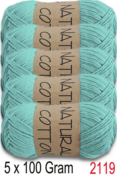Diva İplik Diva Natural Cotton 2119 М'ята (пакет 5 штук)