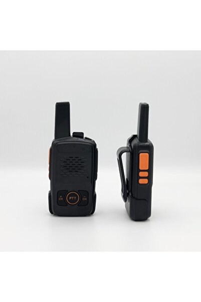 AyShop El Tipi Yüksek Güç USB Şarjlı Taşınabilir Bas Konuş Mini Telsiz