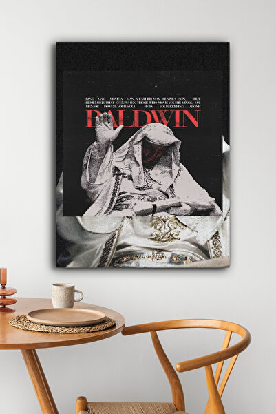 postercraft Kingdom of Heaven Baldwin Icon Modern Panel Tablo Poster