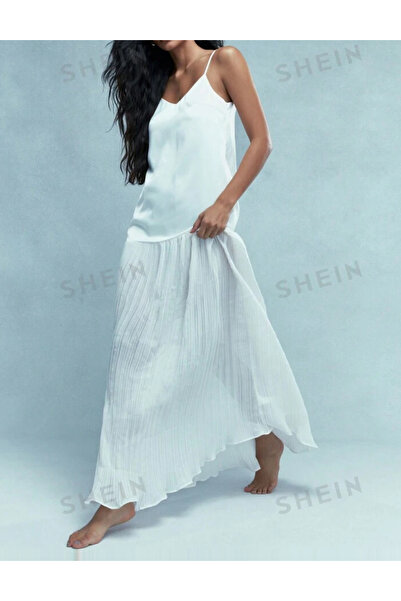 Sheya Shein maxi dress, white