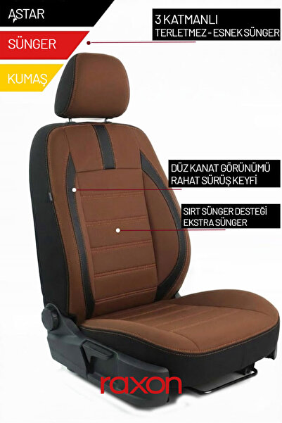 Raxon غطاء مقعد سيارة BMW iX Neptune Series 2+1 متوافق مع التاي تي في - تصميم...