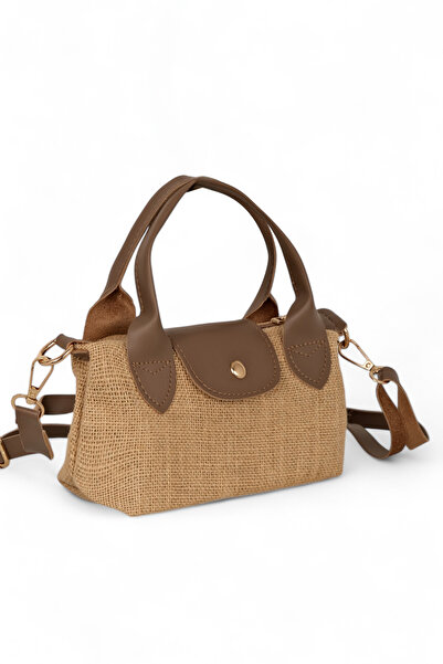 Tonny Black حقيبة يد وحقيبة كروس نسائية من جلد المنك صغيرة الحجم