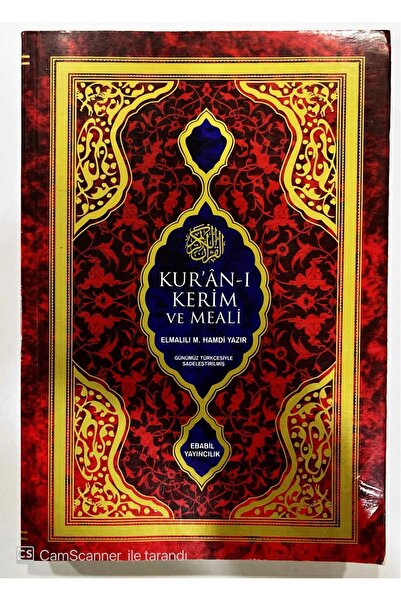 Uysal Yayınevi Kuranı Kerim ve Türkçe Meali Orta Boy Elmalılı M.Hamdi Yazır