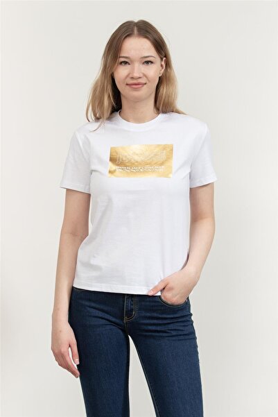 Just Cavalli Kadın Bisiklet Yaka T-Shirt