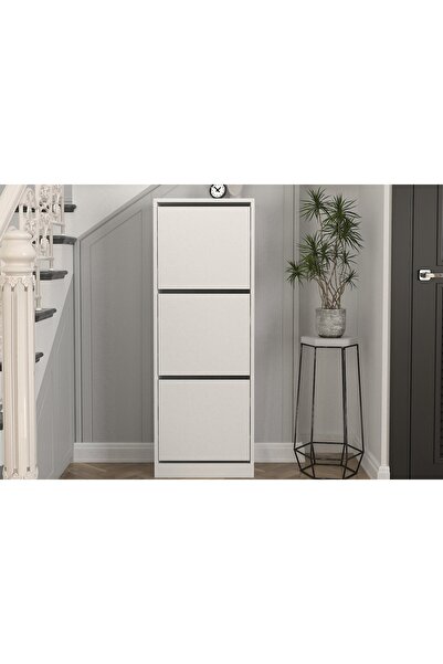 Vivense BELL AYAKKABILIK, BEYAZ, 3 RAFLI