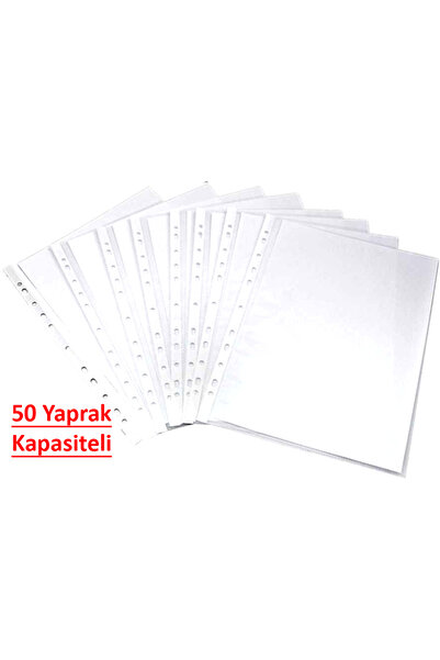 Limmy Прозорий пакет для документів, місткістю 50 аркушів, 100 штук