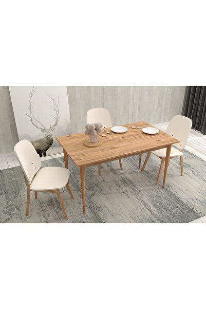 Vivense KARYA MUTFAK MASASI, ATLANTİK ÇAM, 120x67