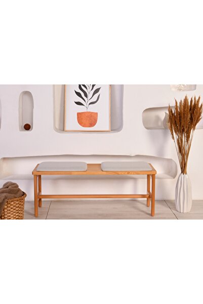 Vivense CHERİ İSKANDİNAV MASİF BENCH, KREM
