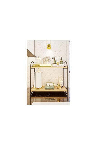 Vivense BİNO MUTFAK RAFI, SİYAH, 2 KATLI