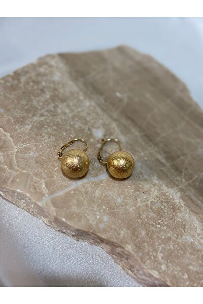 stainless steell Steel Earrings with Gold Top Detail