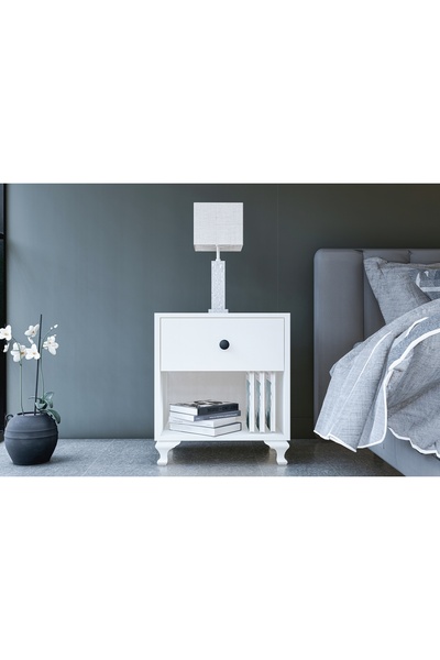Vivense GM023 KOMODİN, BEYAZ