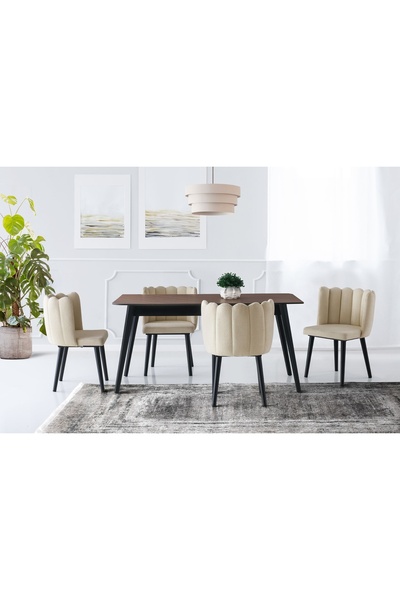 Vivense VİTAL MASA+FLORA SANDALYE TAKIMI