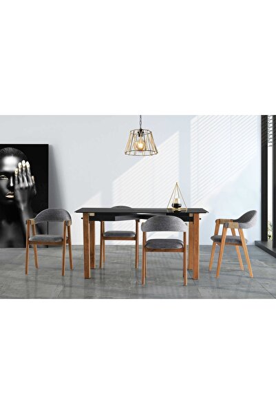 Vivense LOOP YEMEK MASASI TAKIMI, 160x82