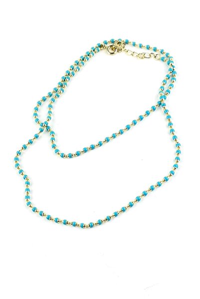 OSESHOP İtalyan Tasarımı 925ayar Gümüş Üzerine Altın Kaplama Turkuaz Mineli Z...
