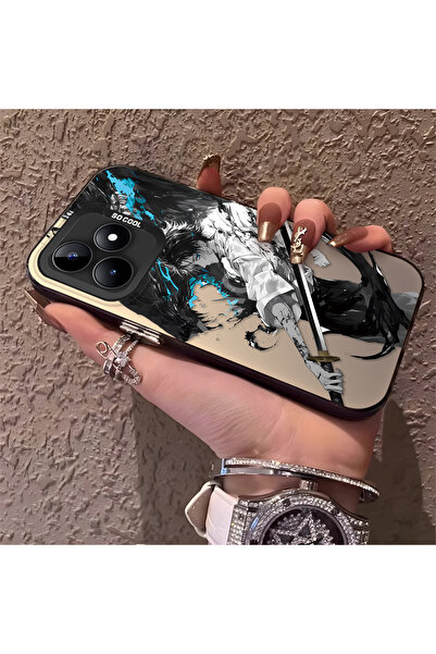 Hontinga حافظة هاتف متوافقة مع هاتف Realme Note 50 4G، حماية للكاميرا، ظهر صل...