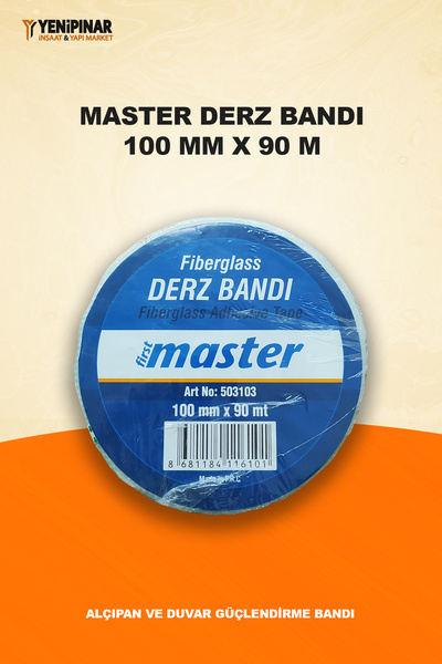 Master Derz Bandı | 100 mm x 90 m | Alçıpan ve Duvar Güçlendirme Bandı