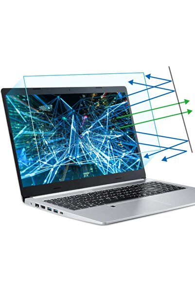 Generic واقي شاشة كمبيوتر محمول مقاس 15.6 بوصة - مضاد للتوهج وفلتر للضوء الأزرق