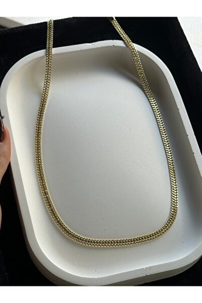 Çelik Kararmaz İtalyan Zinciri Kolye