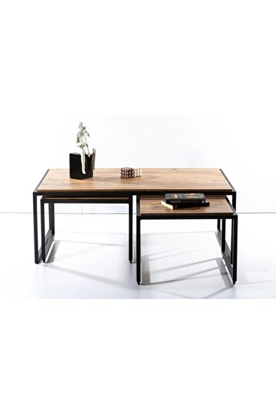 Vivense VİYANA ZİGON VE ORTA SEHPA, ATLANTİK ÇAM