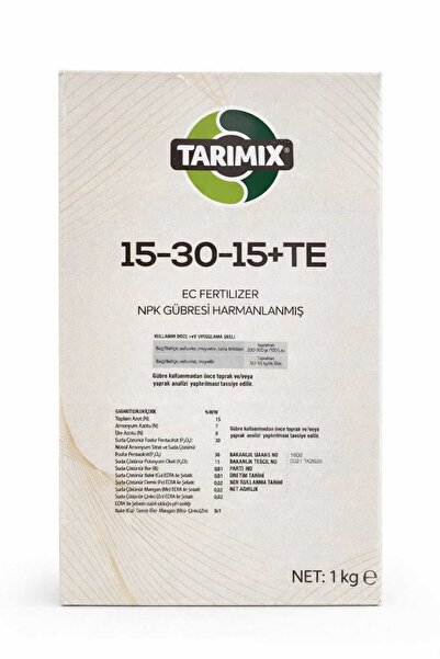OLİMPUM TARIMIX 15.30.15 +TE (NPK Azot, Fosfor, Potasyum Bor, Demir, Mangan, ...